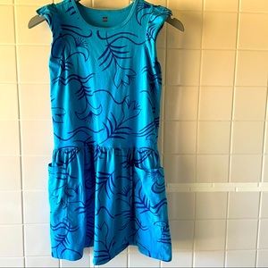 Girl’s TEA flutter sleeve pocket dress size 12